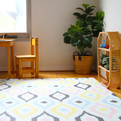 Cushmat memory foam cushioned play area supports crawls and play