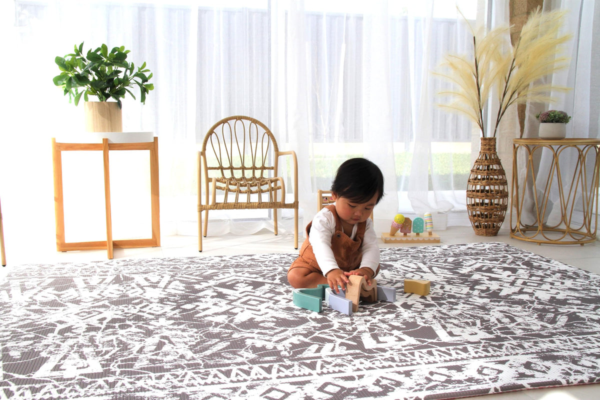 Cushmat front view shows large cushioned surface for safe play