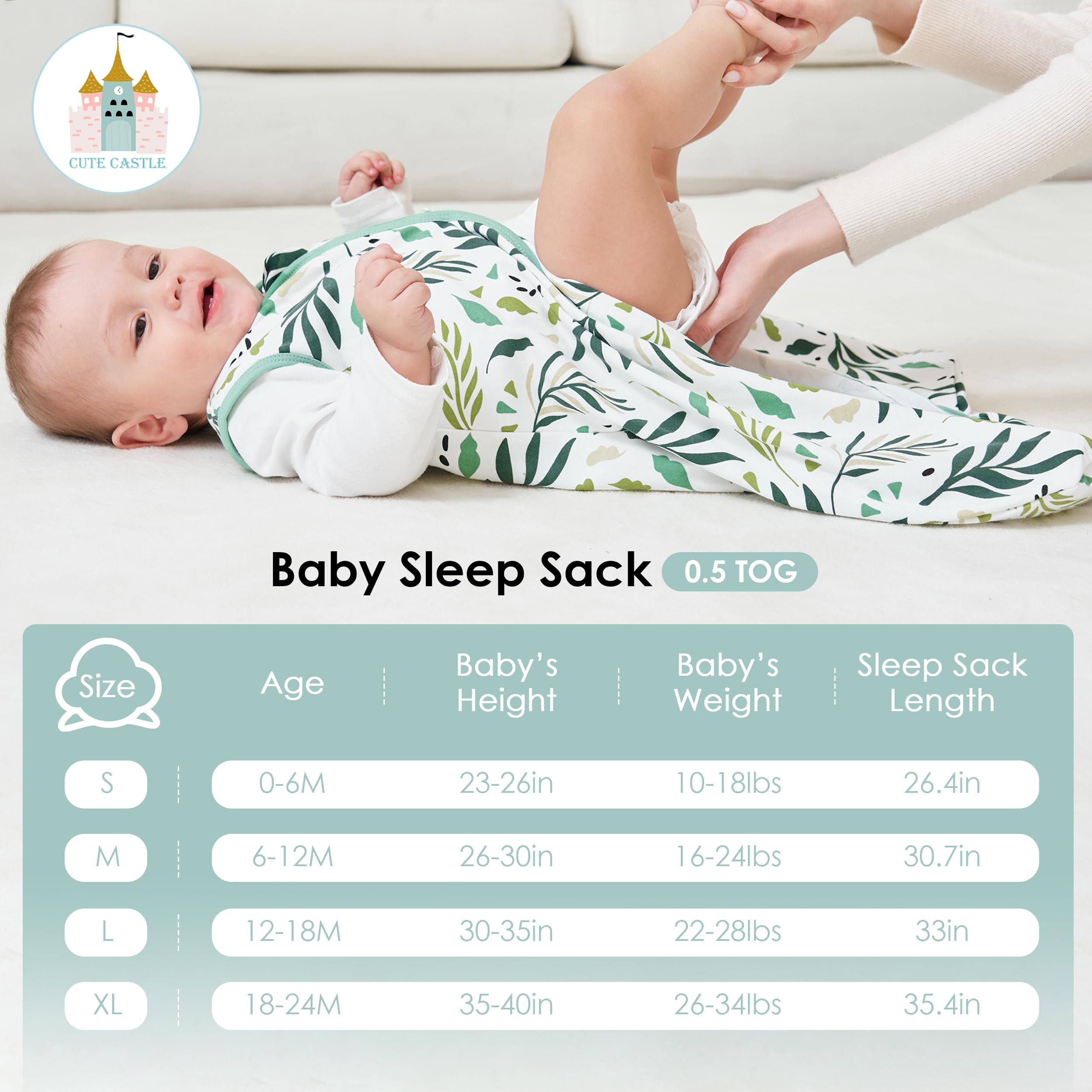 Cute Castle arm and neck openings ensure secure fit and comfortable movement.