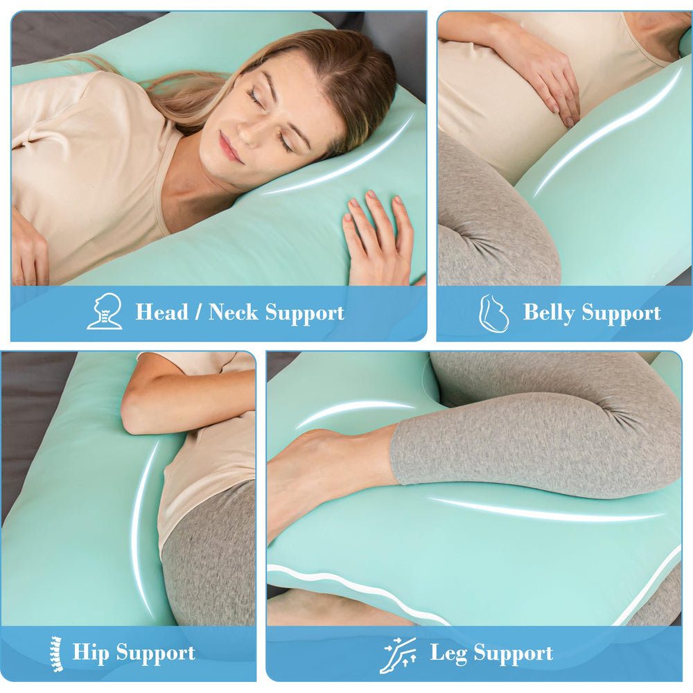 Cute Castle pillow supports head to toe for versatile comfort
