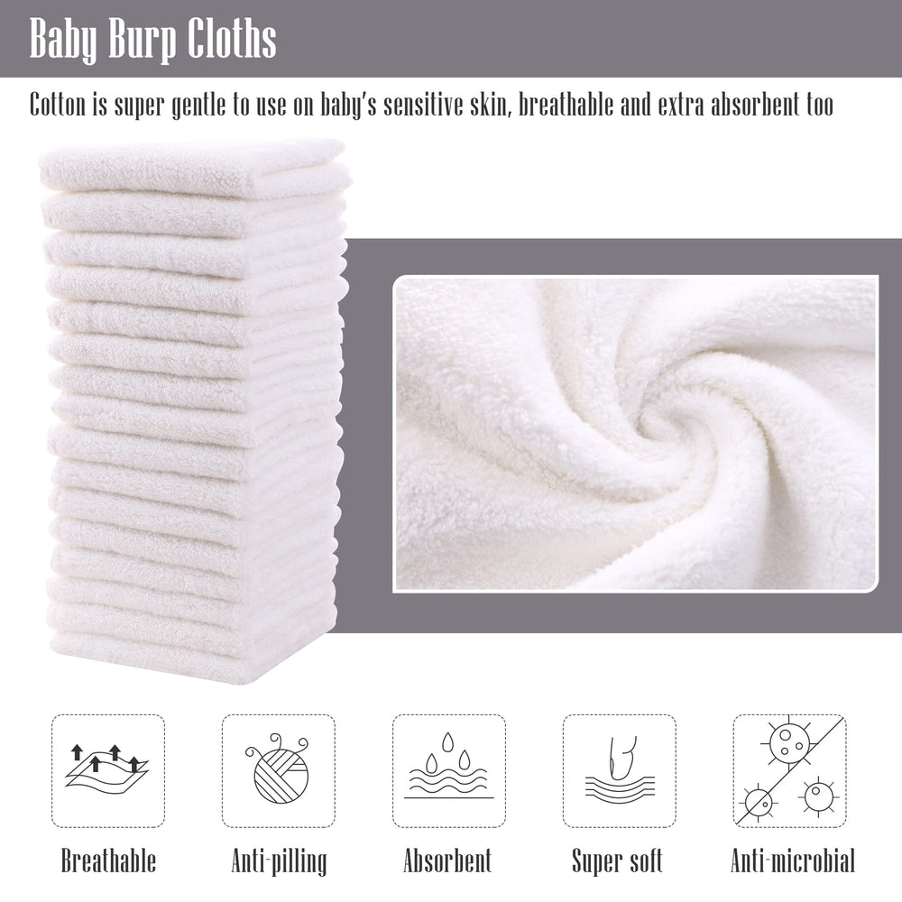 Cute Castle ultra-soft washcloths demonstrate superior absorbency for quick soap and water pickup