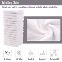 Cute Castle ultra-soft washcloths demonstrate superior absorbency for quick soap and water pickup