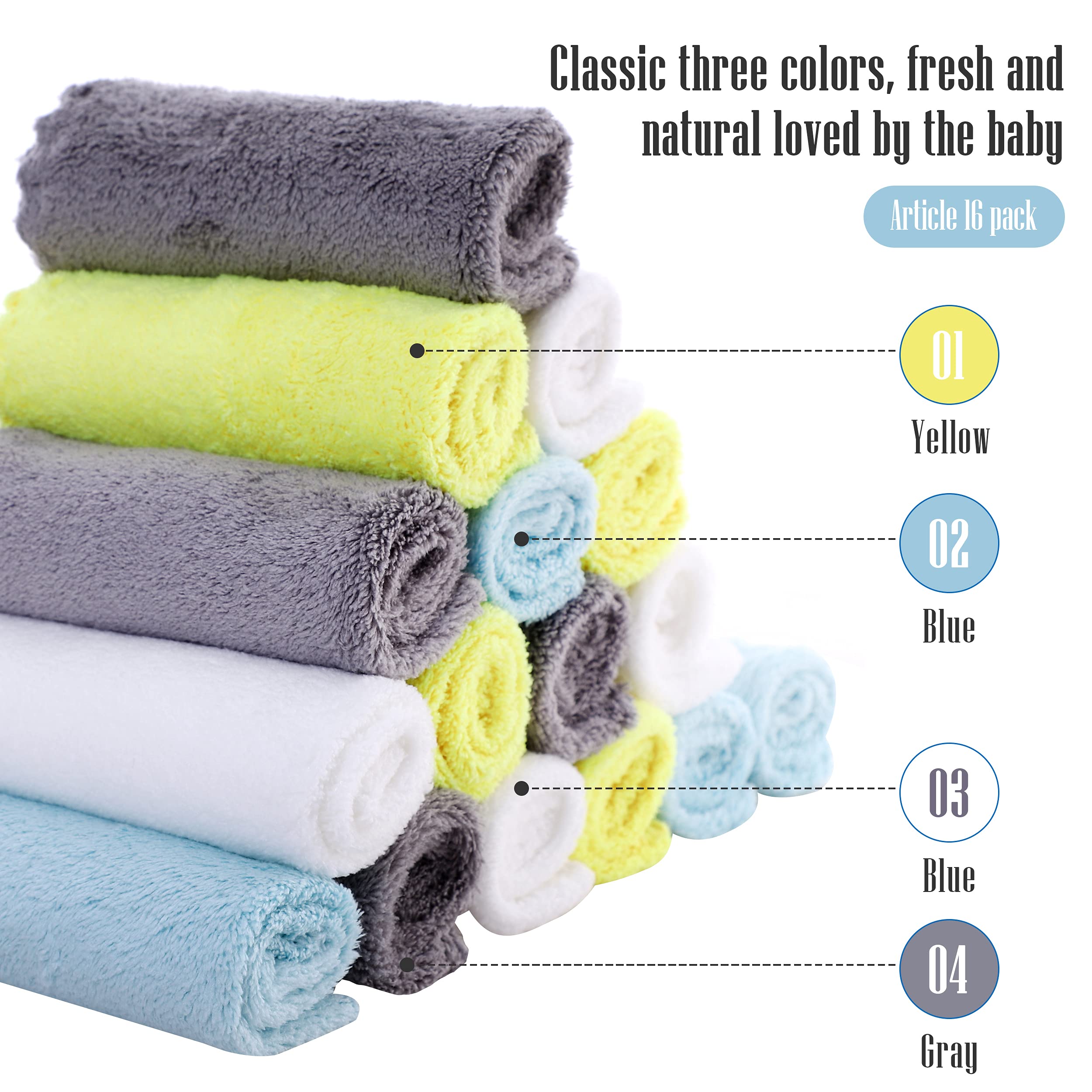 Absorbent performance demonstrated on bath time with Cute Castle washcloths