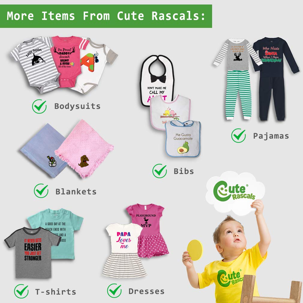 Cute Rascals bib makes mealtime more cheerful for baby