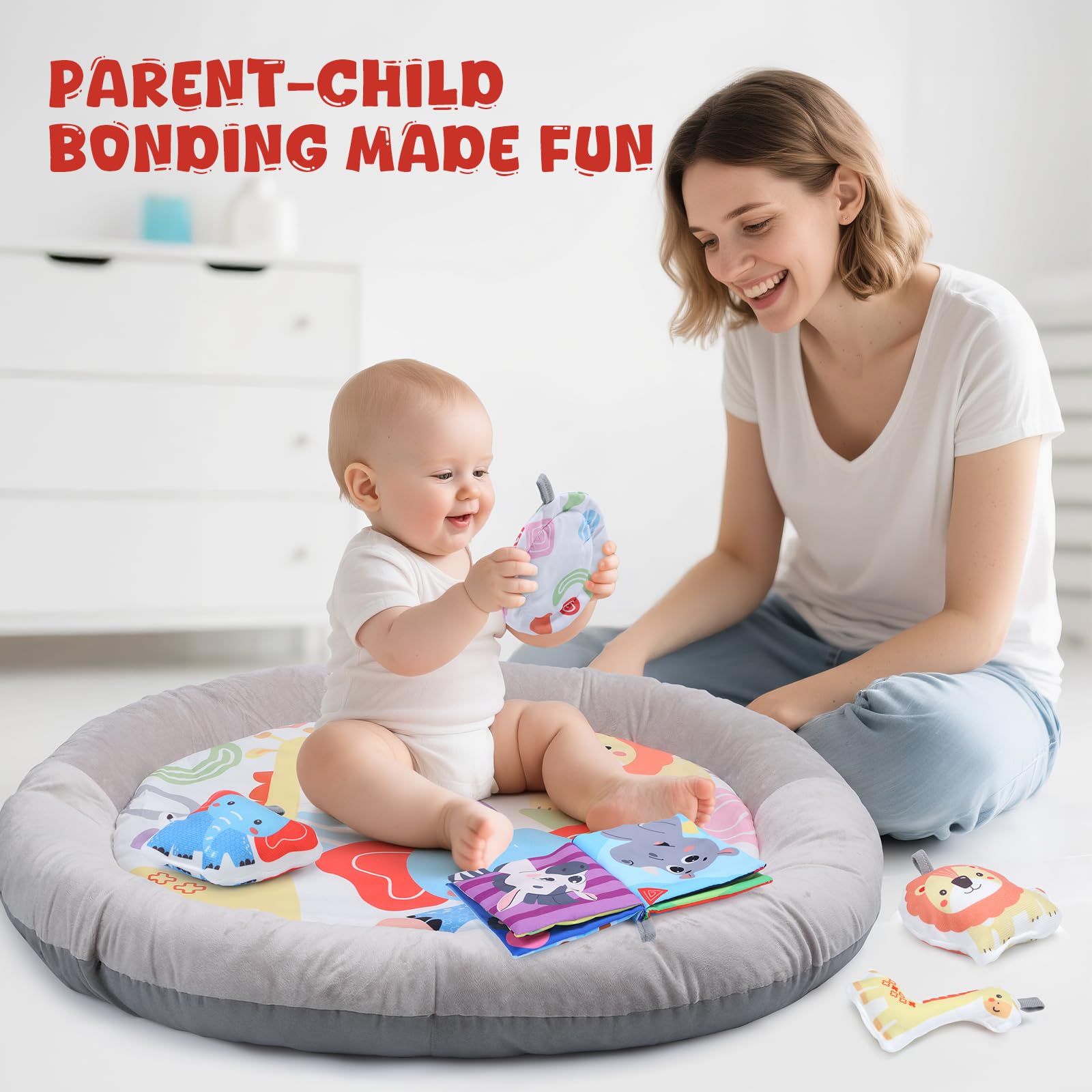 CUTE STONE removable arches convert to a soft activity mat
