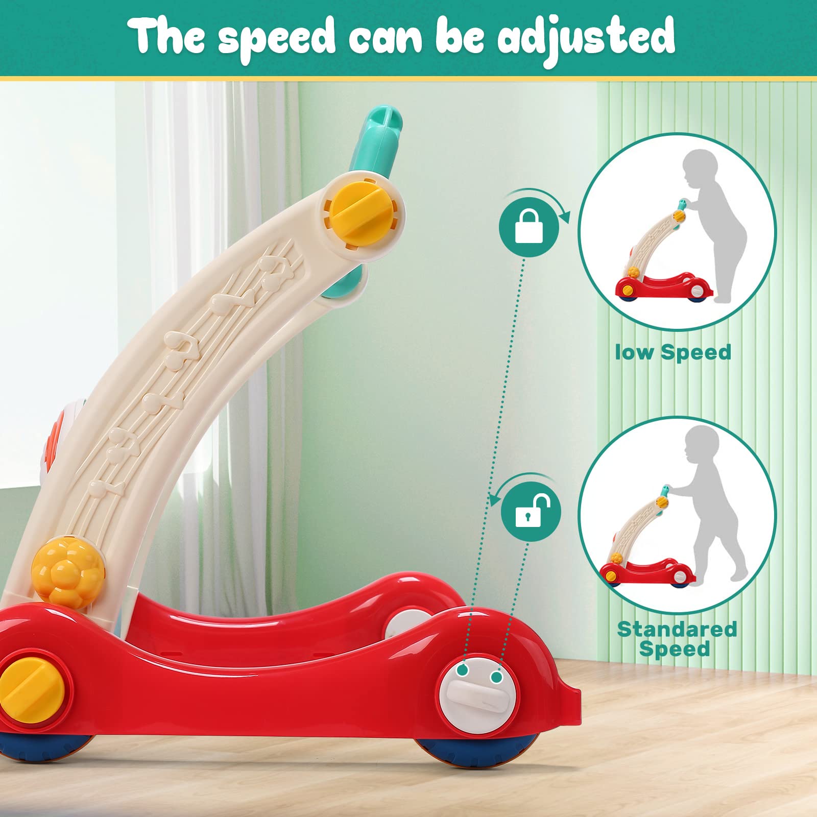 CUTE STONE double-sided breathable fabric mat is skin-friendly and washable.