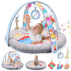 CUTE STONE baby play gym arches with lights for engaging sensory play