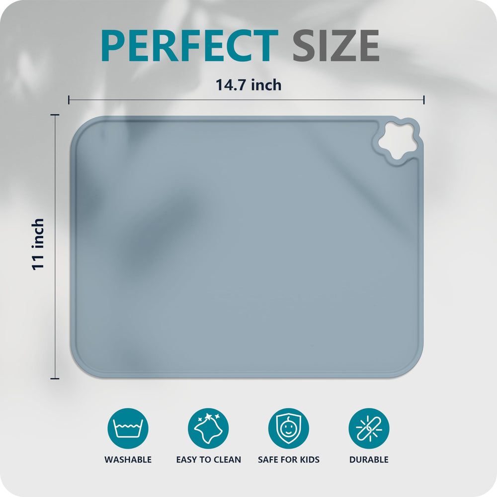 Cutebe foldable placemat for travel and dining out.