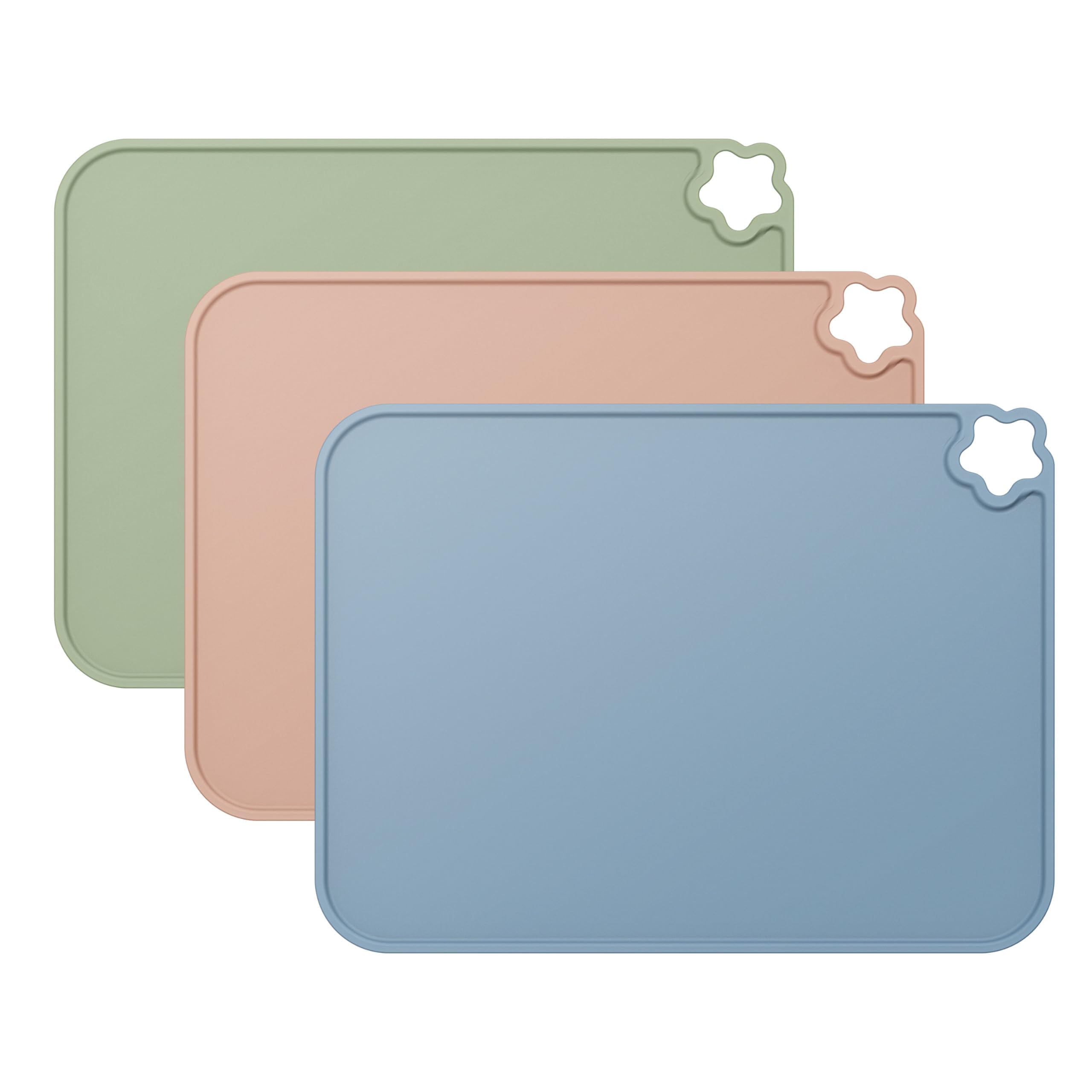 Cutebe silicone placemat for toddlers with non-slip surface.