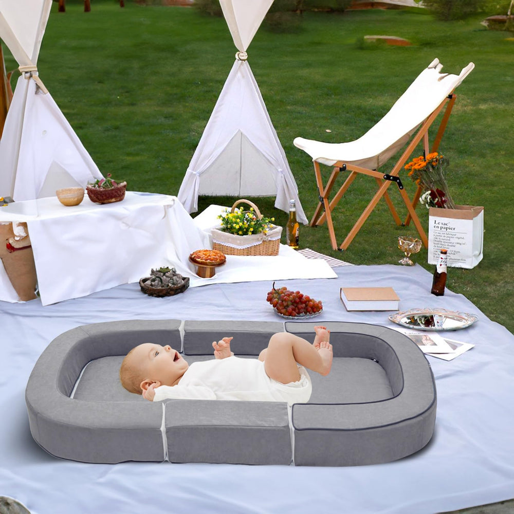 Cutebeams raised sides help prevent baby rolling for safety