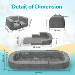 Cutebeams soft waterproof fabric and high density sponge cushion