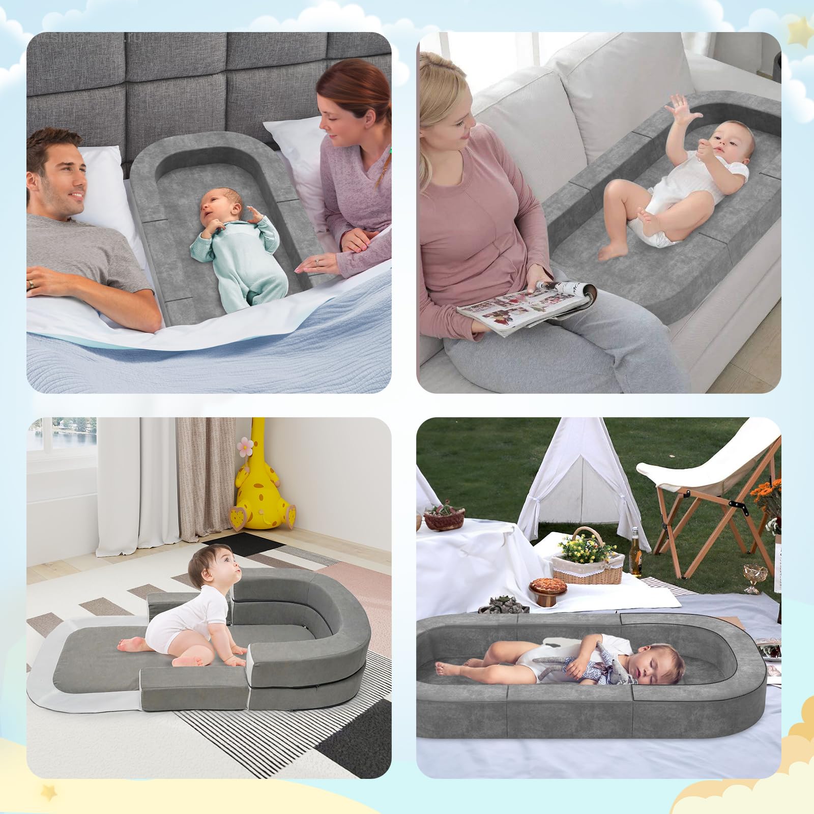 Cutebeams toddler bed sofa transition for versatile home use