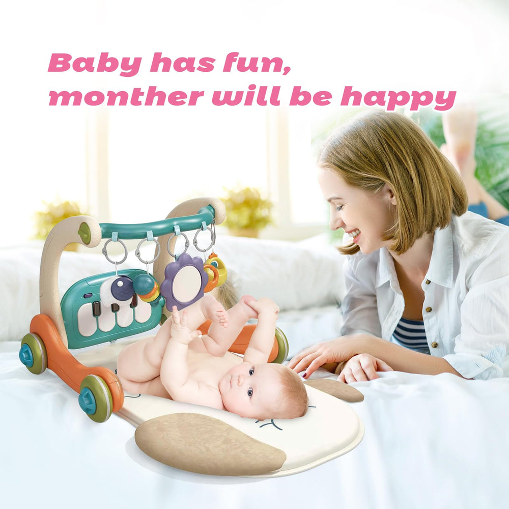 Cuterabit 3-in-1 baby activity gym center BB sound generator adds gentle audio cues for interest