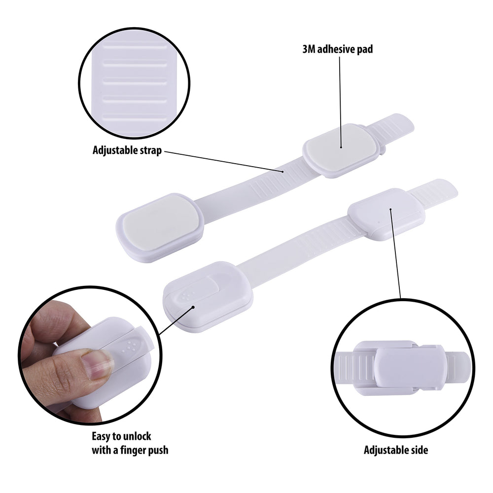 CUTESAFETY white finish blends with interior decor.