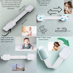 CUTESAFETY one-hand-access lock demonstrates easy adult use.