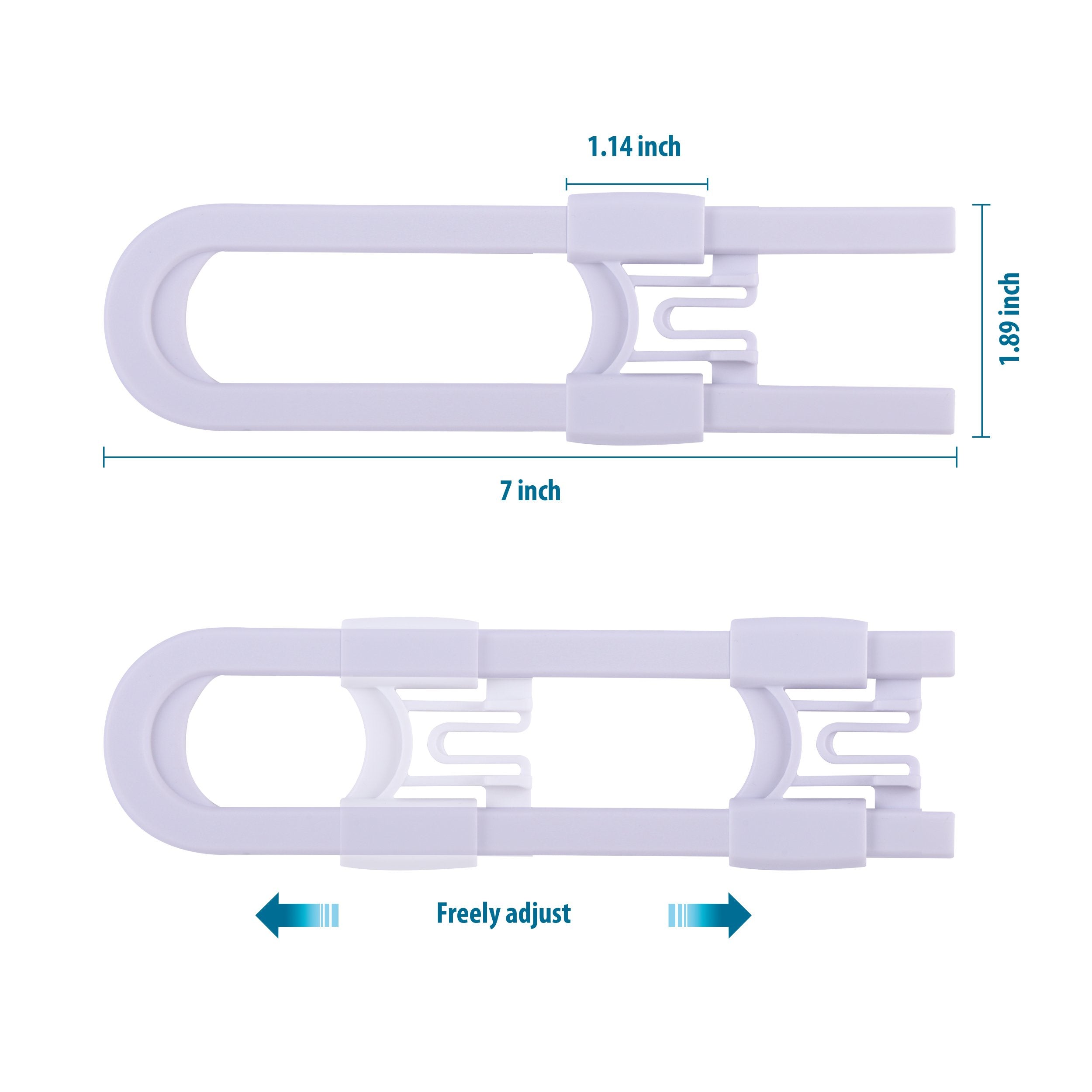 CUTESAFETY universal fit covers handles up to 5 inches apart for versatility