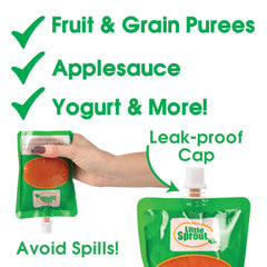 CUTICATE 6oz pouch labeled for homemade organic meals.