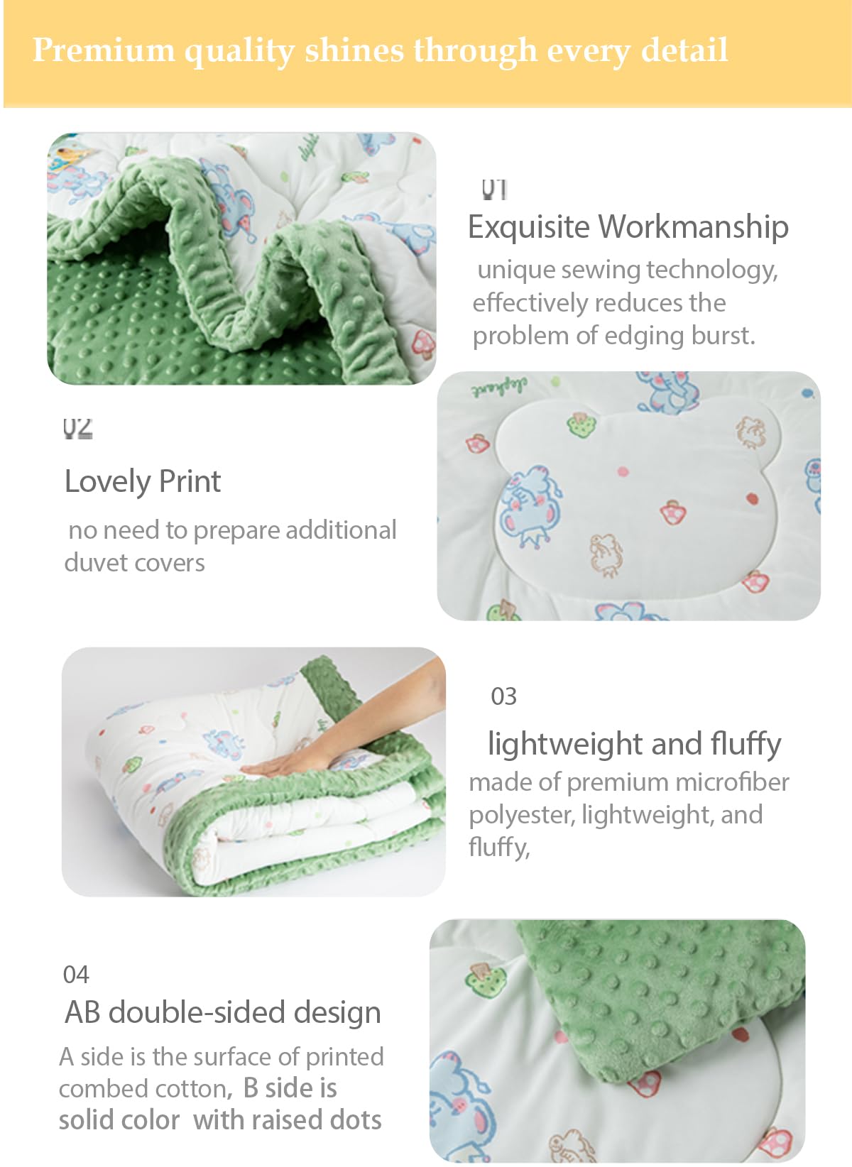 Cutie Pumpkin daycare-ready toddler blanket featured for everyday use.