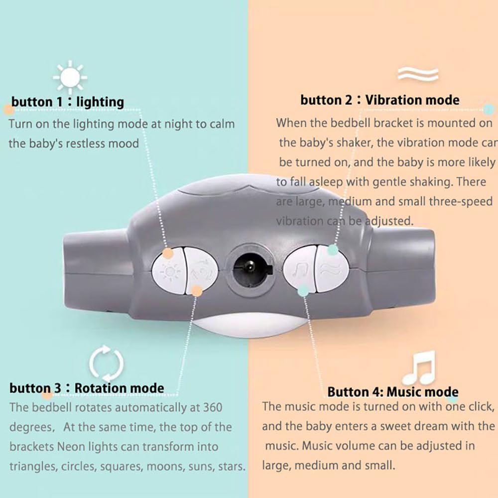 Cutie Pumpkin timer function for pre-set nap or bedtime sessions