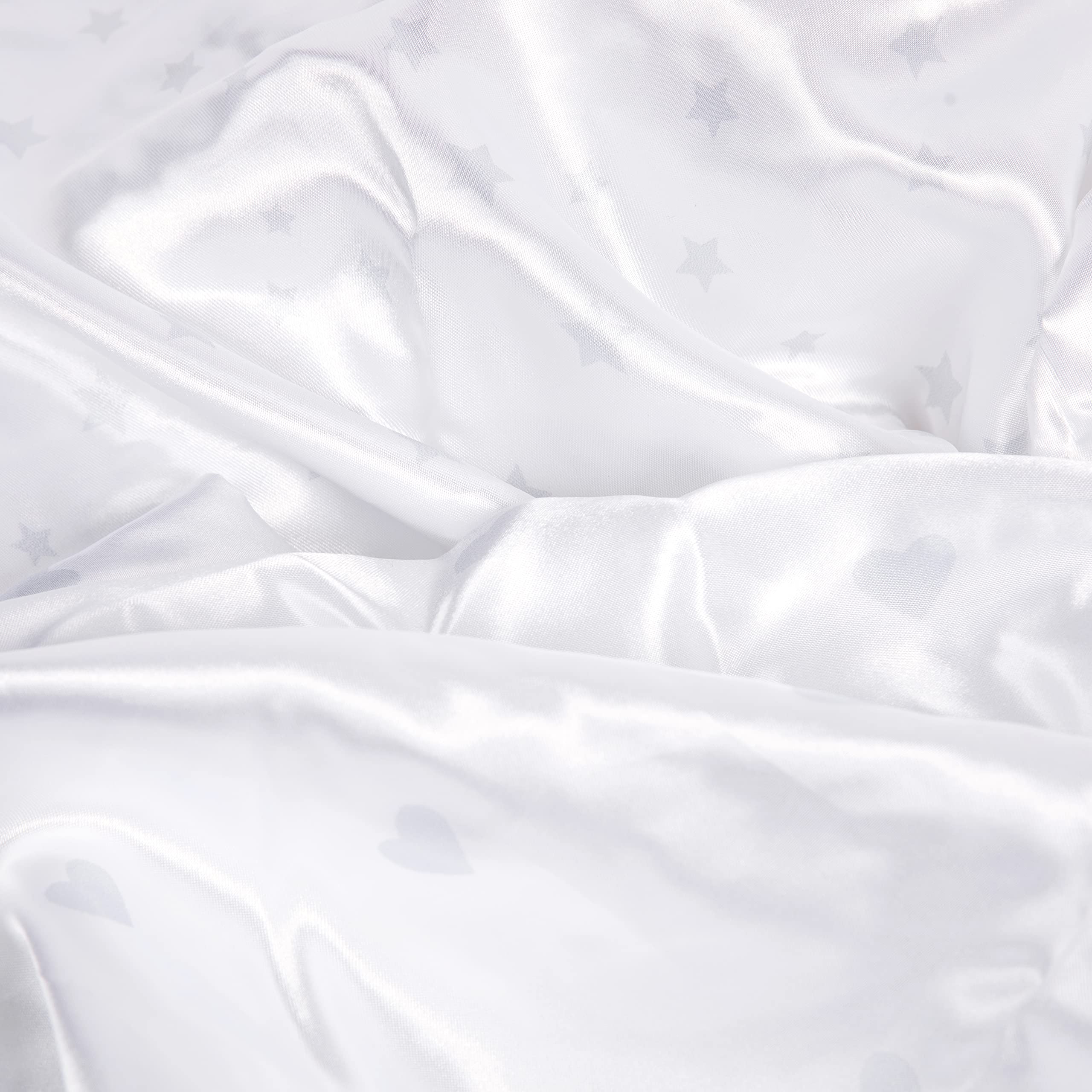 CutieCozy satin sheet care instructions indicate machine washable and easy cleaning.