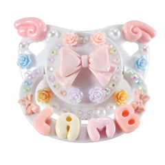 CutiePlusU adult pacifier lamb bow design for soothing appeal