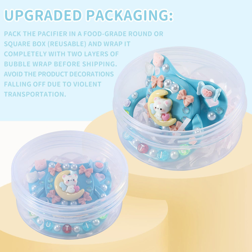 CutiePlusU blue moon bear close-up reveals decorative elements and appeal