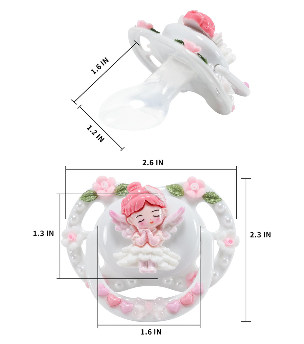 CutiePlusU pacifier uses BPA-free silicone for safe, gentle operation.