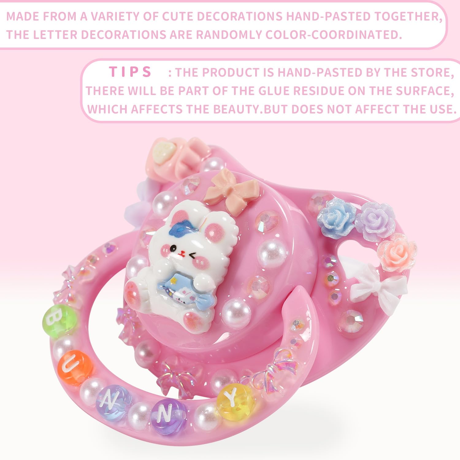 CutiePlusU pacifier in-mouth close-up shows adult-friendly fit for soothing routines.