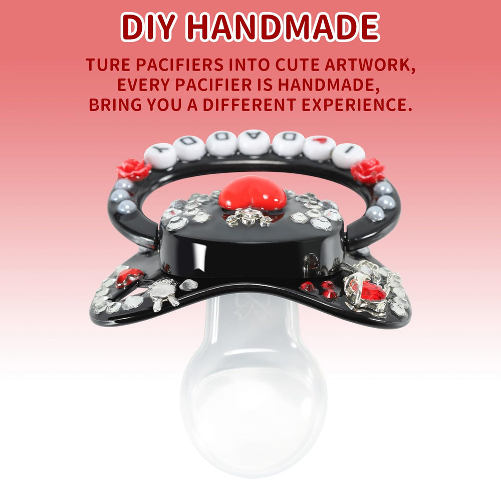 CutiePlusU I Love Daddy pink diamonds design adds decorative appeal