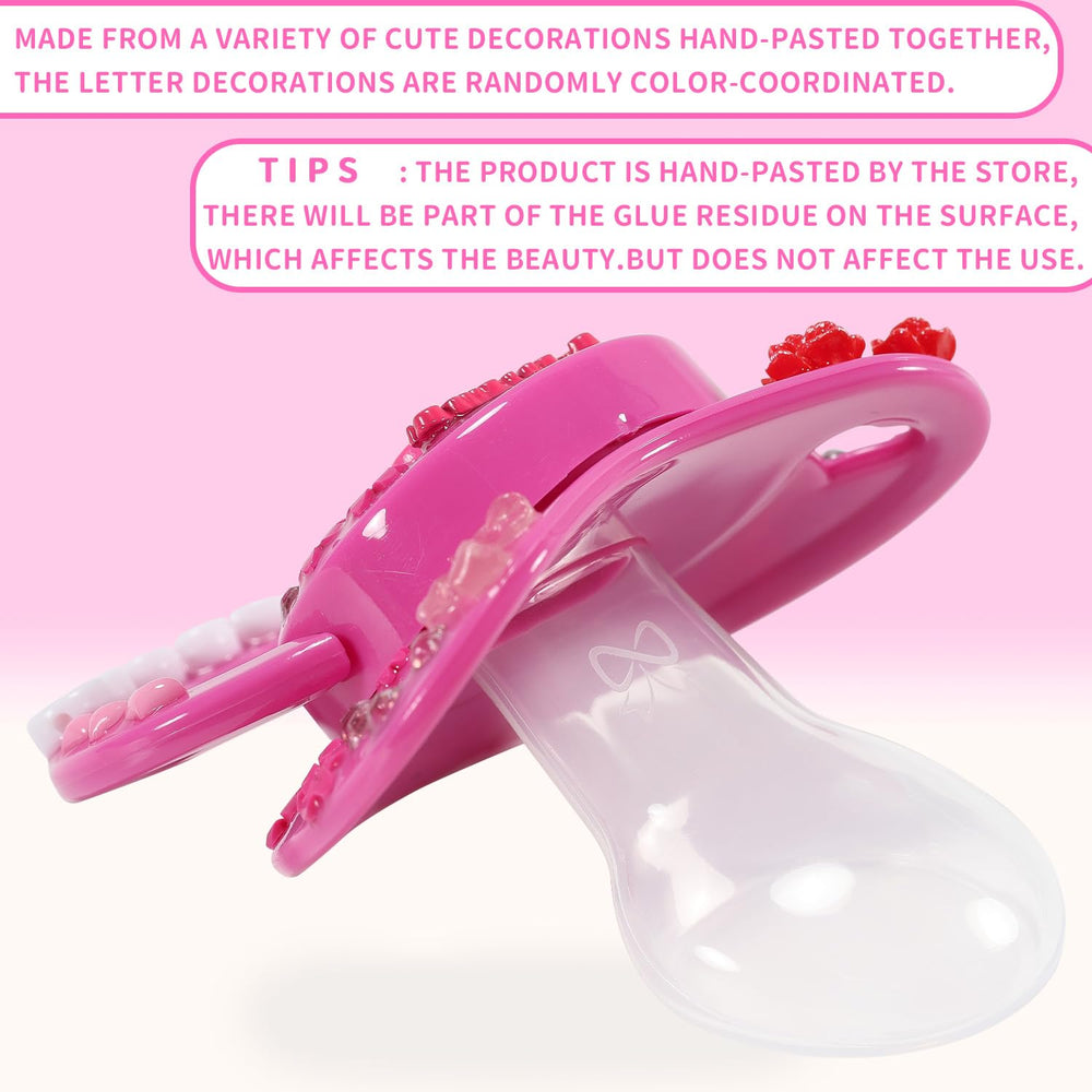 CutiePlusU DIY pacifier shows removable nipple for easy replacement.