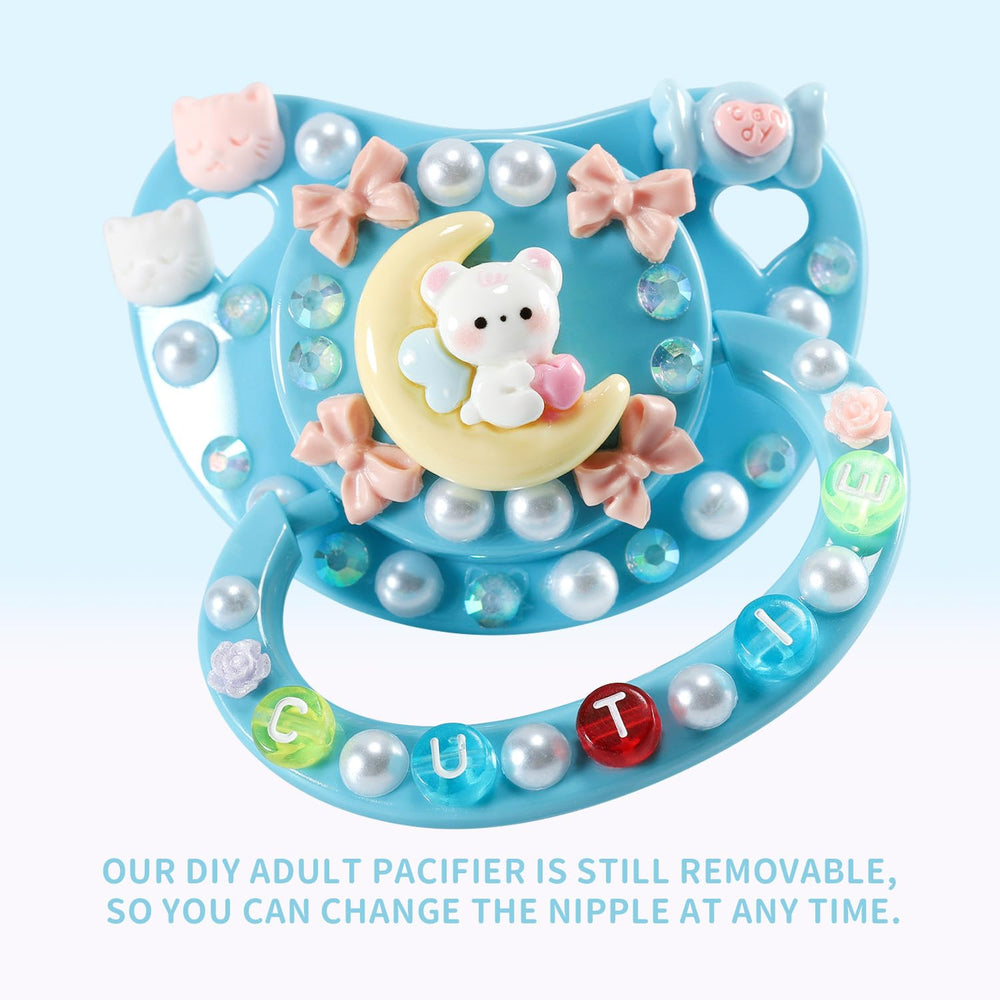 CutiePlusU removable nipple detail for easy replacement and customization