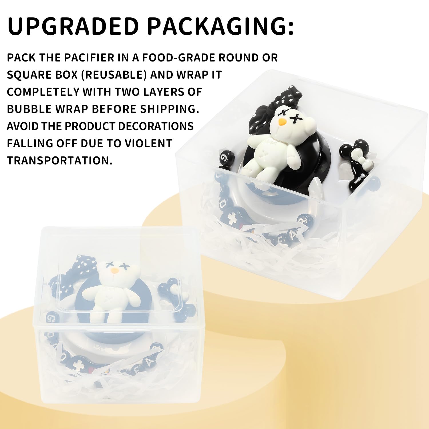 CutiePlusU safe packaging ensures intact arrival