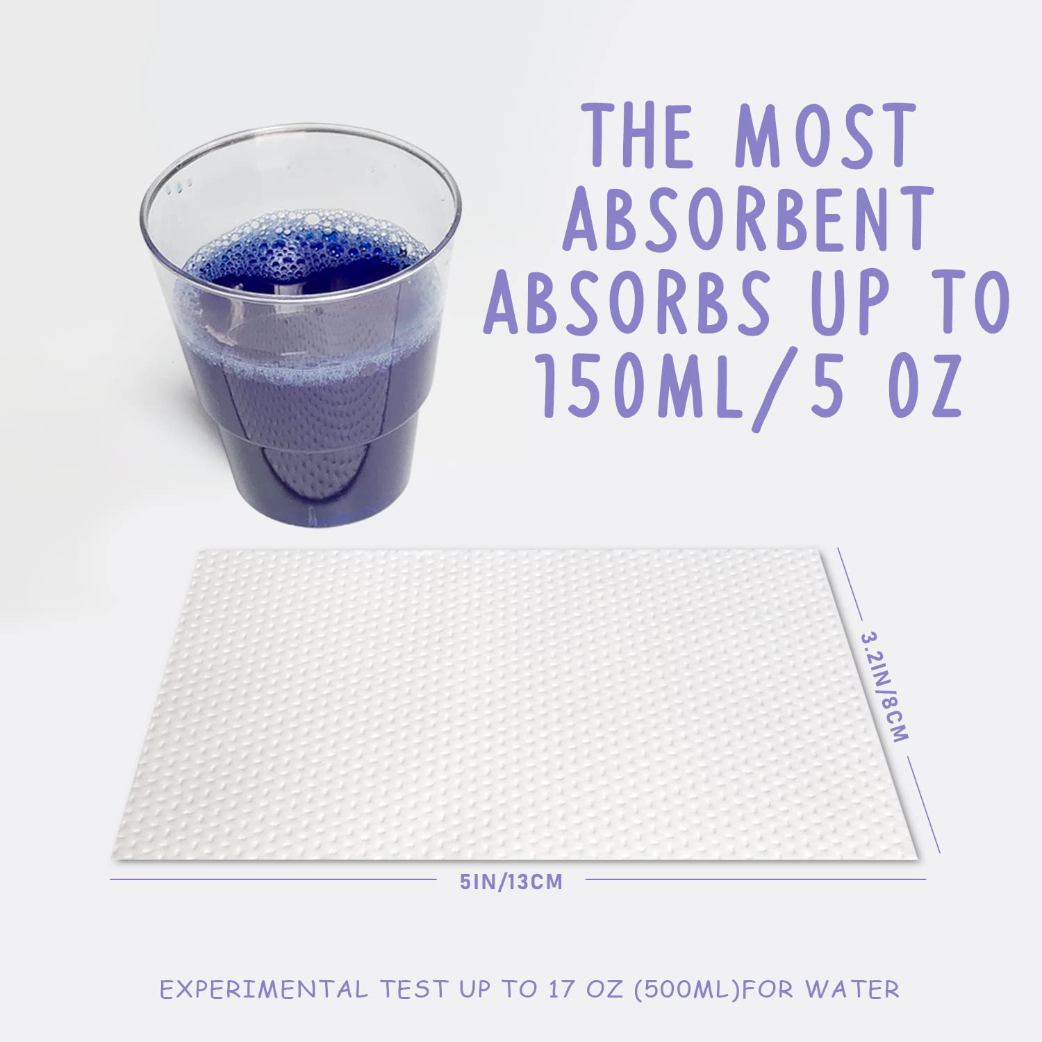 CUXFLS absorbent pad odor reduction closeup emphasizes odor control during spills