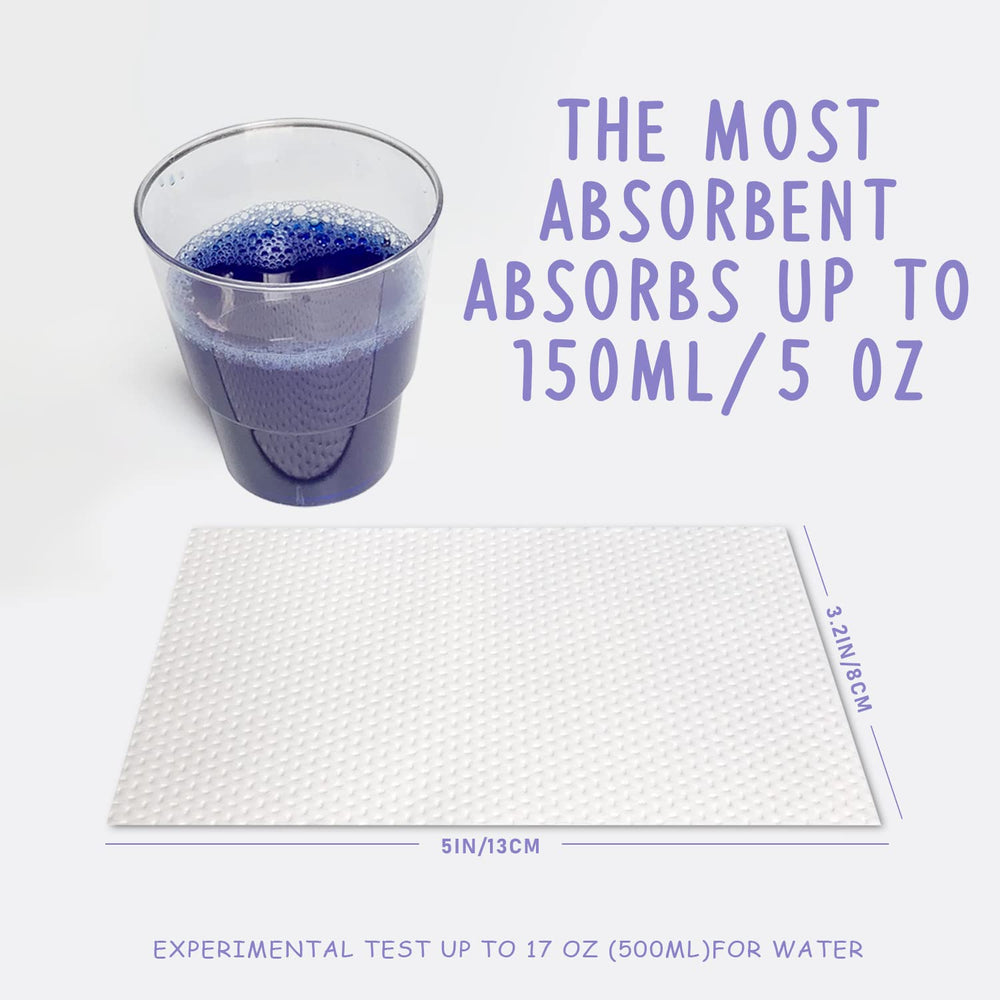 CUXFLS absorbent pad odor reduction closeup emphasizes odor control during spills