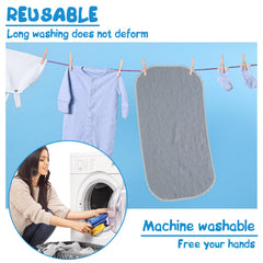 CUXFLS baby changing pad liner in bassinet use demonstrates multipurpose versatility