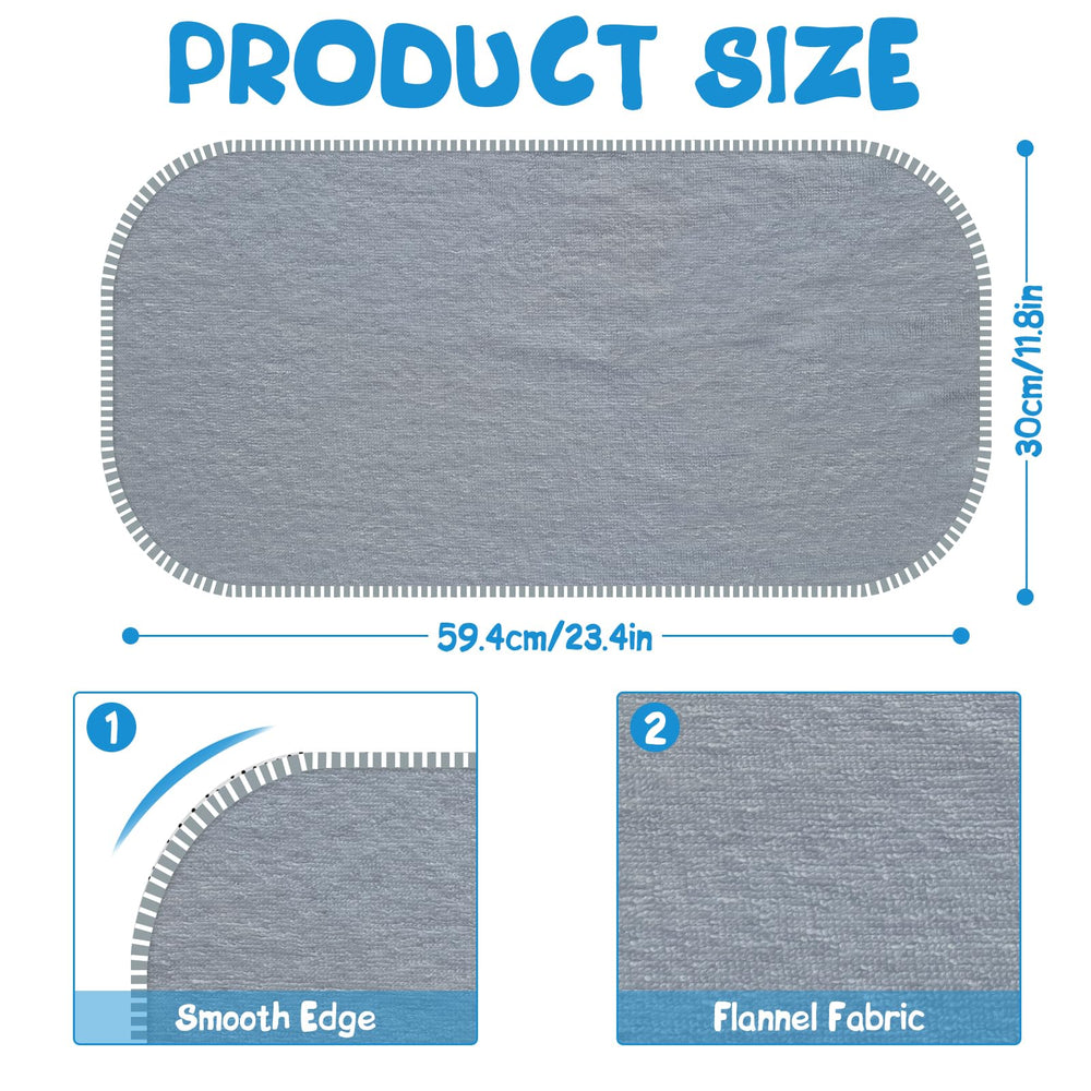 CUXFLS baby changing pad liner with waterproof back protects surfaces from spills