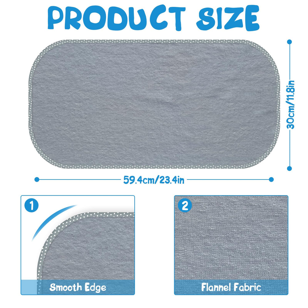 CUXFLS changing pad liner top-material closeup highlights soft polyester touch.