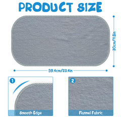 CUXFLS changing pad liner top-material closeup highlights soft polyester touch.