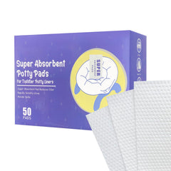 CUXFLS disposable potty absorbent pad travel pack shows ultra-fast absorption for on-the-go messes