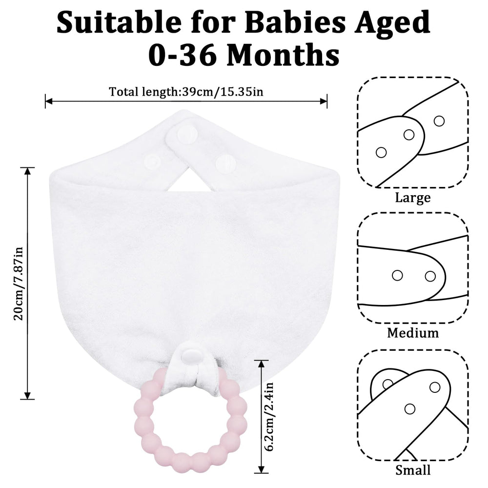 CUXFLS drool bib set packaged as a thoughtful gift for new parents.