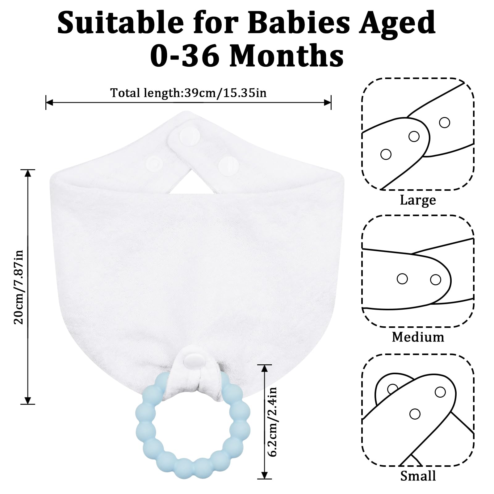 CUXFLS organic cotton bib close-up highlights gentle touch and moisture wicking.