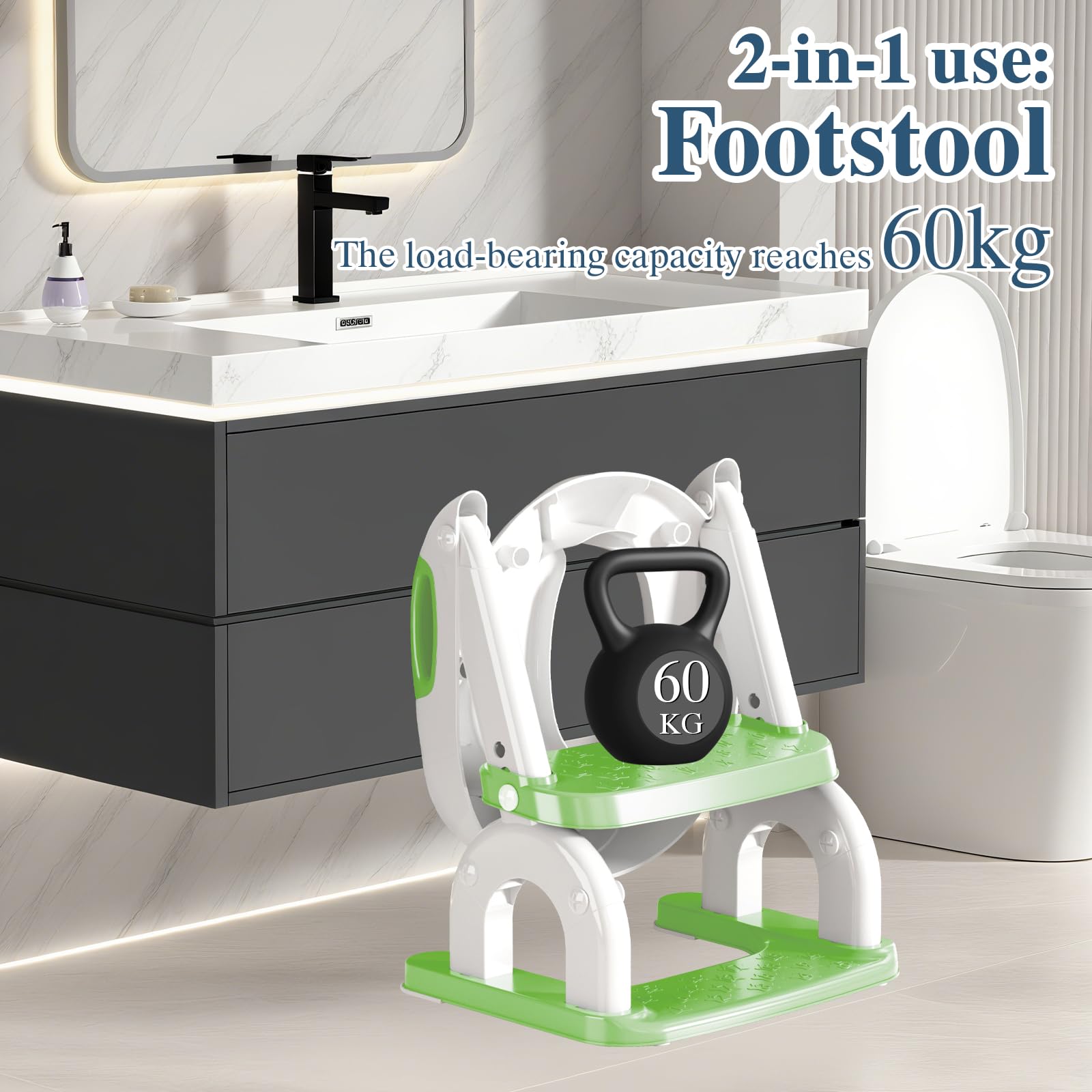 CUXFLS potty seat height adjustment to fit growing kids