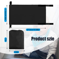 CUYUFIA Airplane Bed with side pockets for in-flight essentials