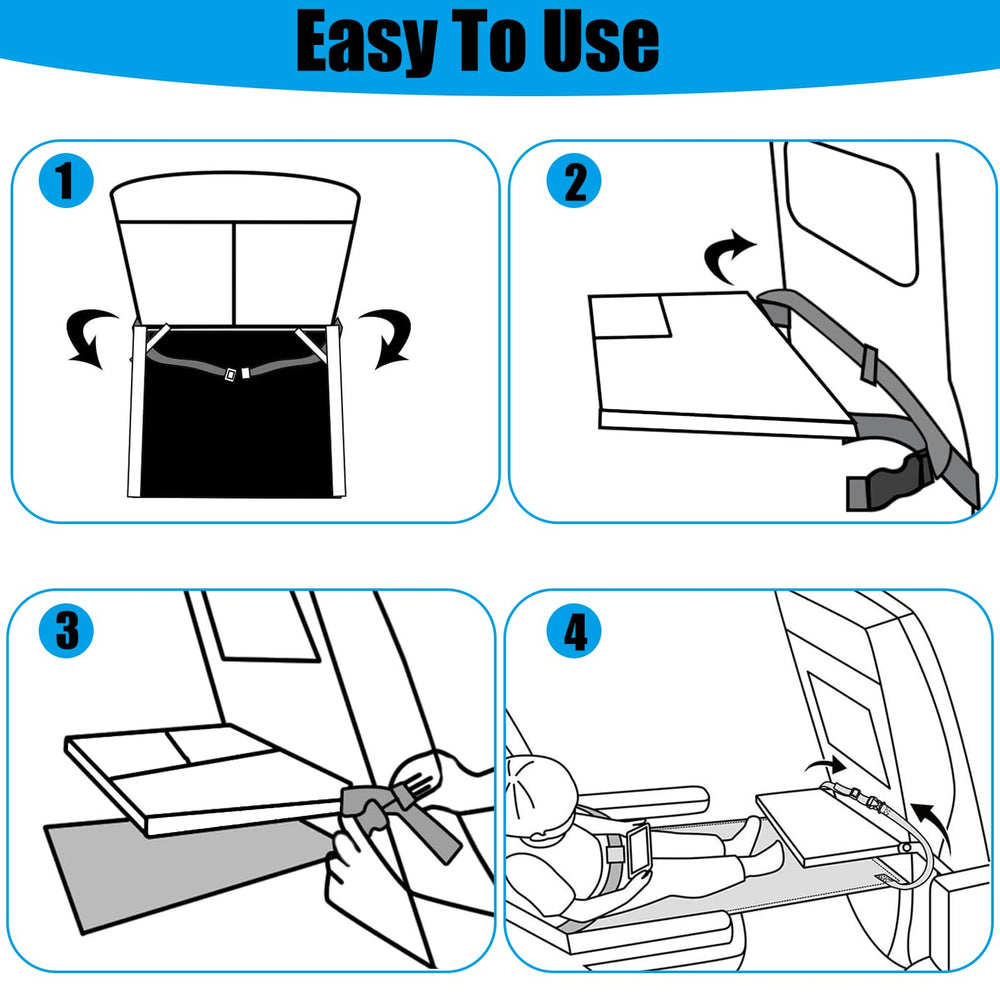 CUYUFIA Airplane Bed toddler travel gift offers on-the-go comfort