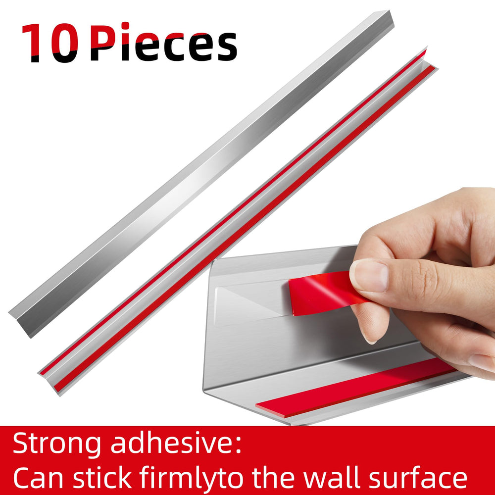 Cxforste 2x2x48 inch corner guard protecting tile edge in hallway.