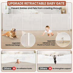 Cylrod upgrade retractable gate extended to 120 inches for wide openings.