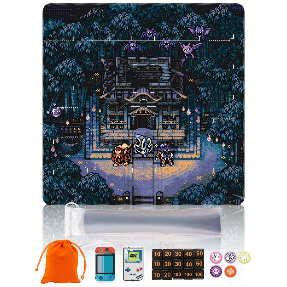Cylvenor PTCG playmat 24x24 with a smooth surface for easy card handling