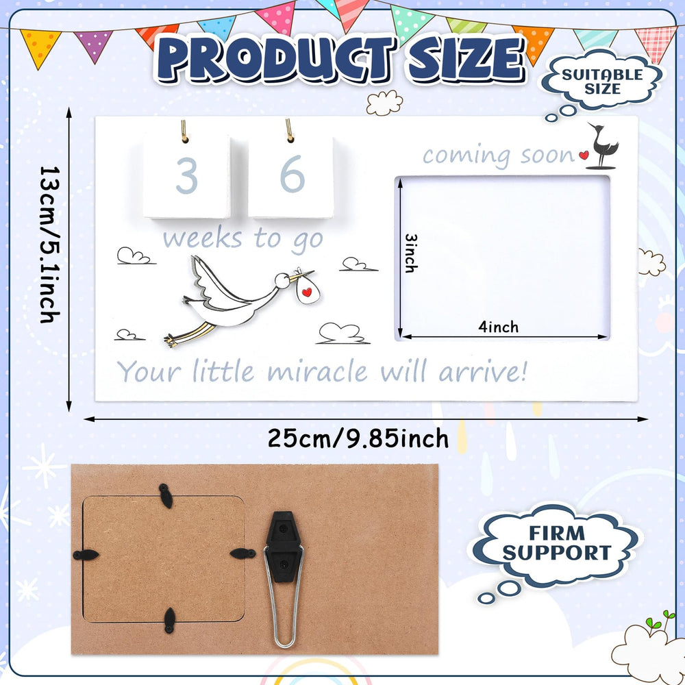 CypherX baby-sonogram-frame-gift-packaging with greeting card ready for gifting.