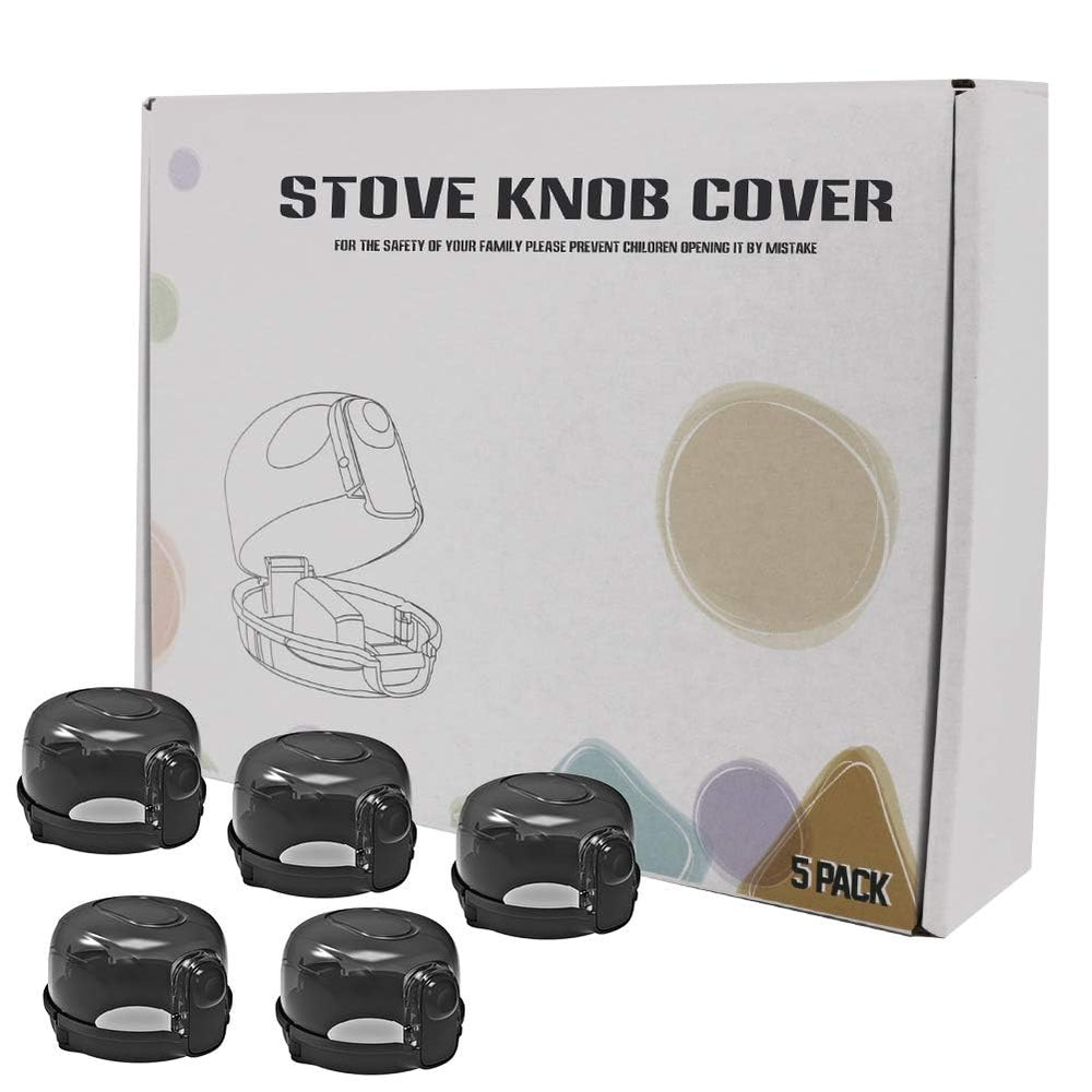 Cypropid 5-pack shown ready for multi-knob safety setup in kitchen.
