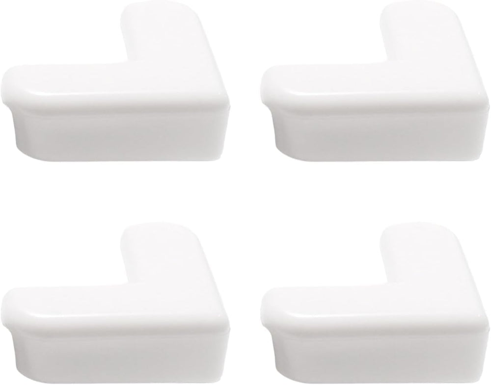 Czhotg white corner protectors on packaging front view show discreet design